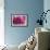 Dahlia Centre Pink Purple-Cora Niele-Framed Giclee Print displayed on a wall