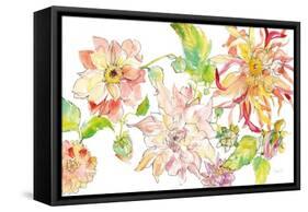 Dahlia Delight of the Day I-Kristy Rice-Framed Stretched Canvas