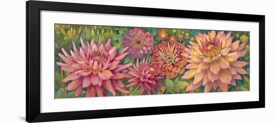 Dahlia Parade-Vera Hills-Framed Premium Giclee Print