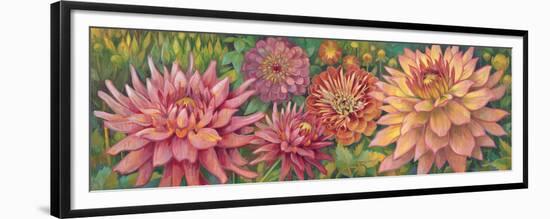 Dahlia Parade-Vera Hills-Framed Premium Giclee Print