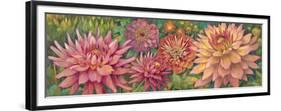 Dahlia Parade-Vera Hills-Framed Premium Giclee Print