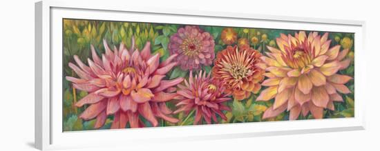 Dahlia Parade-Vera Hills-Framed Premium Giclee Print