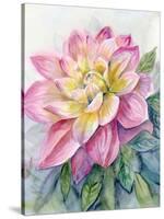 Dahlia Pink 2-Patti Bishop-Stretched Canvas