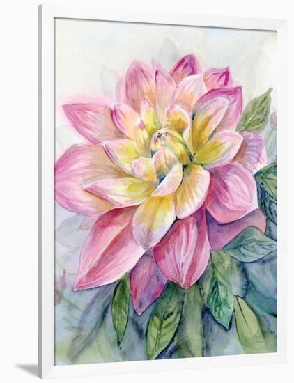 Dahlia Pink 2-Patti Bishop-Framed Art Print