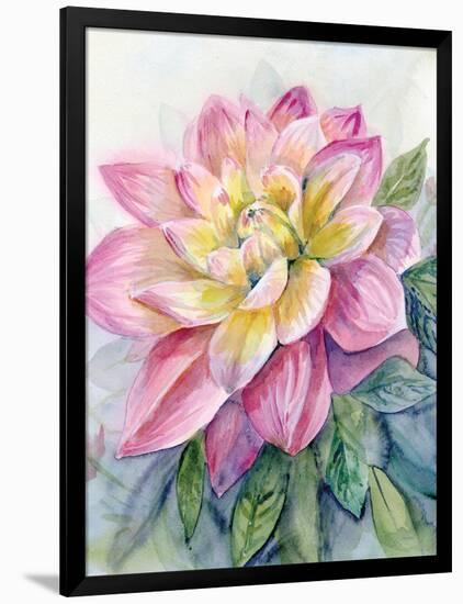 Dahlia Pink 2-Patti Bishop-Framed Art Print