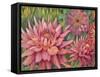 Dahlia Profile 2-Vera Hills-Framed Stretched Canvas