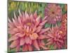 Dahlia Profile 2-Vera Hills-Mounted Art Print