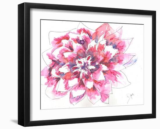 Dahlia-Beverly Dyer-Framed Art Print