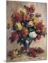 Dahlias, 1841-1919-Pierre-Auguste Renoir-Mounted Giclee Print