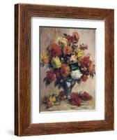 Dahlias, 1841-1919-Pierre-Auguste Renoir-Framed Giclee Print