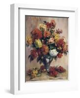 Dahlias, 1841-1919-Pierre-Auguste Renoir-Framed Giclee Print