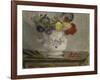 Dahlias, 1876 (Oil on Canvas)-Berthe Morisot-Framed Giclee Print