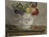 Dahlias, 1876 (Oil on Canvas)-Berthe Morisot-Mounted Giclee Print