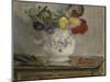 Dahlias, 1876 (Oil on Canvas)-Berthe Morisot-Mounted Giclee Print