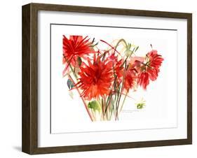 Dahlias, 2002-Claudia Hutchins-Puechavy-Framed Giclee Print