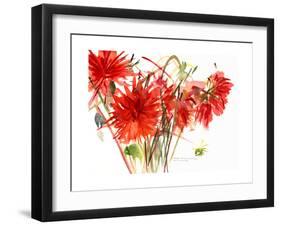 Dahlias, 2002-Claudia Hutchins-Puechavy-Framed Giclee Print