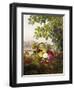 Dahlias, Asters, and Morning Glory-Johan Laurentz Jensen-Framed Giclee Print