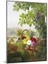 Dahlias, Asters and Morning Glory-Johan Laurentz Jensen-Mounted Giclee Print