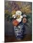 Dahlias, circa 1873-Paul Cézanne-Mounted Giclee Print