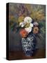 Dahlias, circa 1873-Paul Cézanne-Stretched Canvas