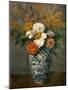 Dahlias, circa 1873-Paul Cézanne-Mounted Giclee Print