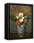 Dahlias, circa 1873-Paul Cézanne-Framed Stretched Canvas