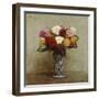 Dahlias in a Chinese Vase, 1874-Eugène Boudin-Framed Giclee Print