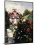 Dahlias, Petit Gennevilliers Garden-Gustave Caillebotte-Mounted Giclee Print