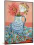 Dahlias, Roses and Michaelmas Daisies-Joan Thewsey-Mounted Giclee Print