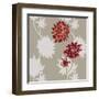 Dahlias-Adeline Bec-Framed Art Print