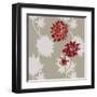 Dahlias-Adeline Bec-Framed Art Print