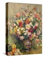 Dahlias-Pierre-Auguste Renoir-Stretched Canvas