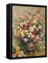 Dahlias-Pierre-Auguste Renoir-Framed Stretched Canvas