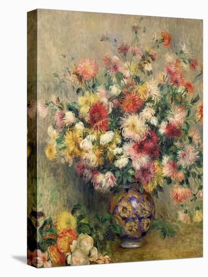 Dahlias-Pierre-Auguste Renoir-Stretched Canvas