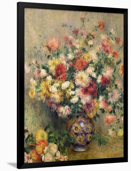 Dahlias-Pierre-Auguste Renoir-Framed Giclee Print