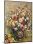 Dahlias-Pierre-Auguste Renoir-Mounted Premium Giclee Print