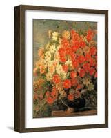 Dahlias-Gaetano Previati-Framed Giclee Print