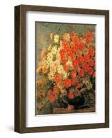 Dahlias-Gaetano Previati-Framed Giclee Print