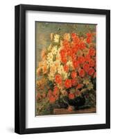 Dahlias-Gaetano Previati-Framed Premium Giclee Print