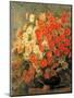 Dahlias-Gaetano Previati-Mounted Premium Giclee Print