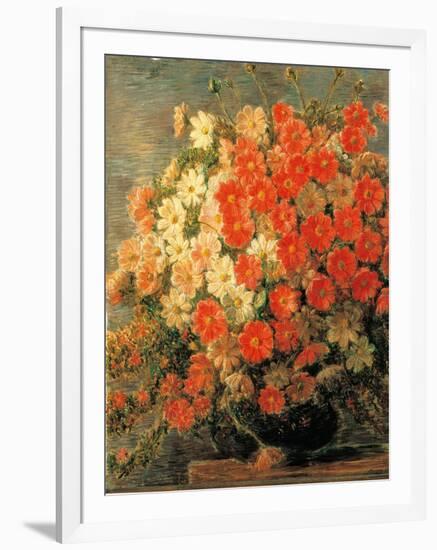 Dahlias-Gaetano Previati-Framed Giclee Print