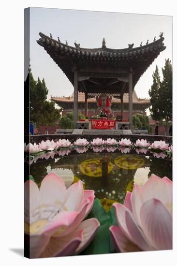 Dai Temple, Taian, Shandong province, China, Asia-Michael Snell-Stretched Canvas