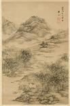 Viewing the Waterfalls at Longqiu, 1847-Dai Xi-Framed Stretched Canvas