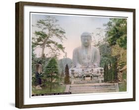 Daibutsu at Kamakura, Japan, Early 20th Century-null-Framed Giclee Print