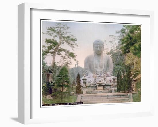 Daibutsu at Kamakura, Japan, Early 20th Century-null-Framed Giclee Print