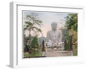 Daibutsu at Kamakura, Japan, Early 20th Century-null-Framed Giclee Print