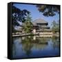 Daibutsu Den Hall, Todaiji Temple, Nara, Japan-Christopher Rennie-Framed Stretched Canvas