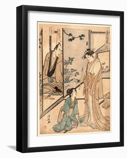 Daifukuya No Dan-Torii Kiyonaga-Framed Giclee Print