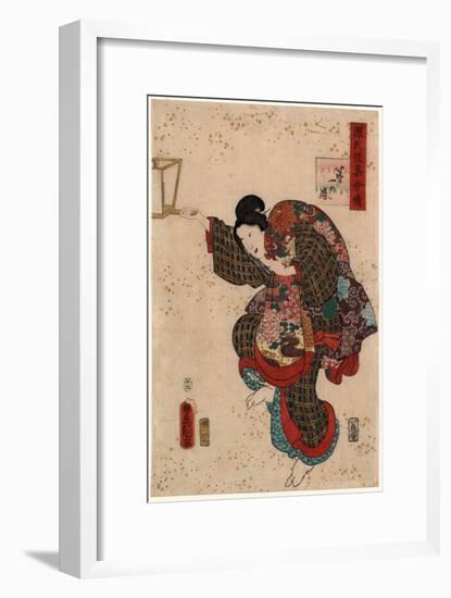 Daiichi No Maki, Utagawa Toyokuni, 1786-1865-Utagawa Toyokuni-Framed Giclee Print