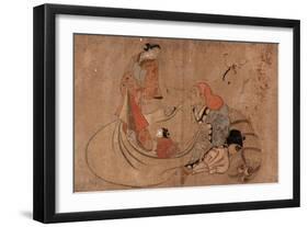 Daikoku to Yujo-Okumura Masanobu-Framed Giclee Print